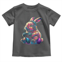 Gamer Rabbit Toddler T Shirt Cute Bunny Gaming Eggs Funny Video Games Easter - Wonder Print Shop