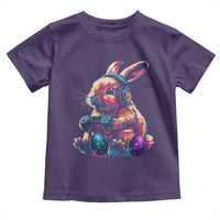 Gamer Rabbit Toddler T Shirt Cute Bunny Gaming Eggs Funny Video Games Easter - Wonder Print Shop