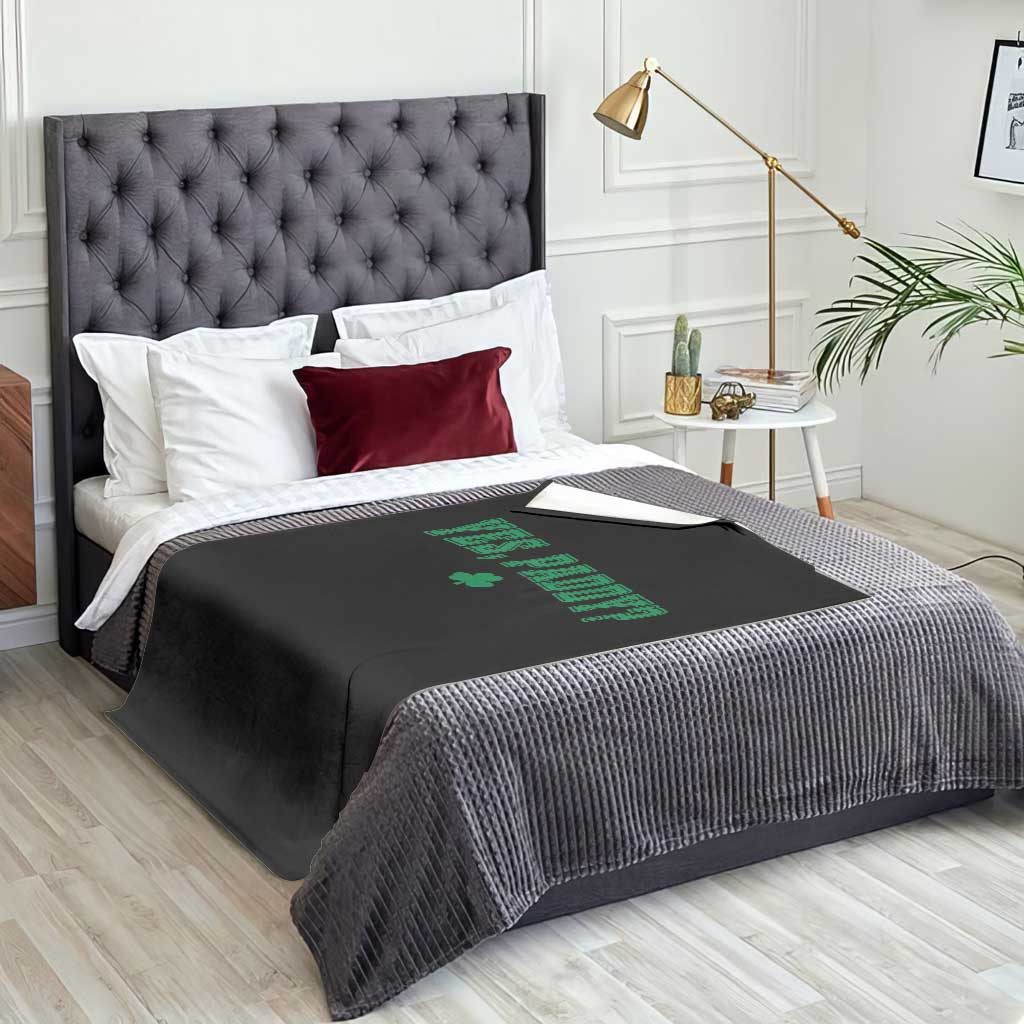 Yes Paddy Funny St Patricks Day Throw Blanket Shamrock Irish Girls