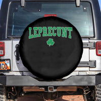 Leprecunt Shamrock Spare Tire Cover St Patricks Day Funny Irish Adult Humor