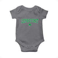 Leprecunt Shamrock Baby Onesie St Patricks Day Funny Irish Adult Humor
