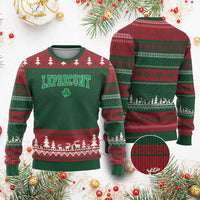 Leprecunt Shamrock Ugly Christmas Sweater St Patricks Day Funny Irish Adult Humor