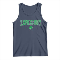 Leprecunt Shamrock Tank Top St Patricks Day Funny Irish Adult Humor