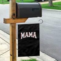Baseball Mama Garden Flag Retro Varsity Baseball Season Mom Raising Ballers