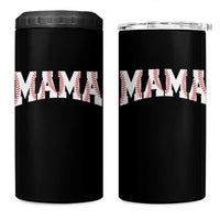 Baseball Mama 4 in 1 Can Cooler Tumbler Retro Varsity Baseball Season Mom Raising Ballers