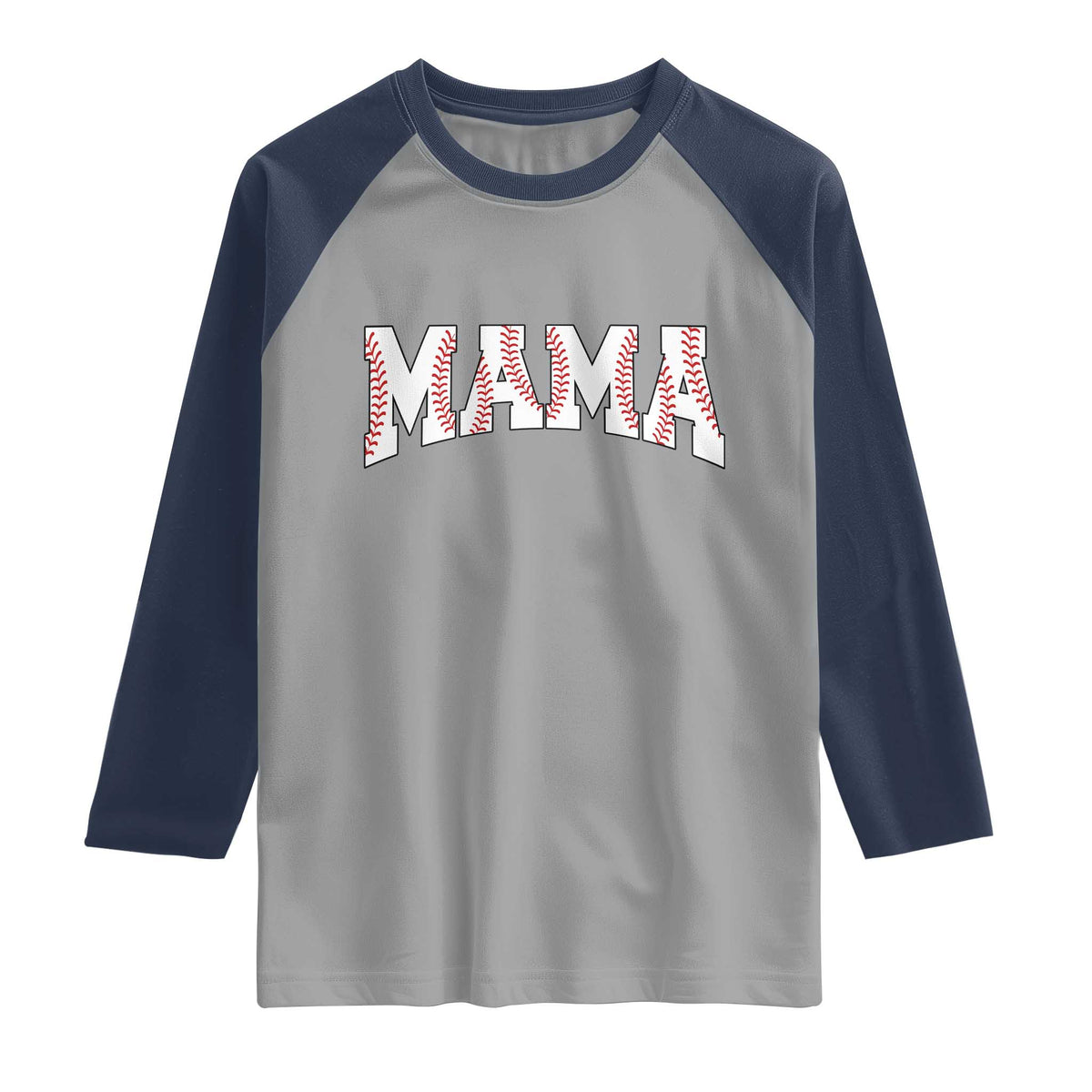 Baseball Mama Raglan Shirt Retro Varsity Baseball Season Mom Raising Ballers