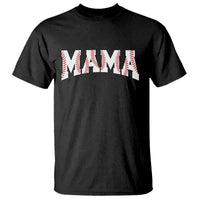 Baseball Mama T Shirt Retro Varsity Baseball Season Mom Raising Ballers