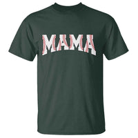 Baseball Mama T Shirt Retro Varsity Baseball Season Mom Raising Ballers