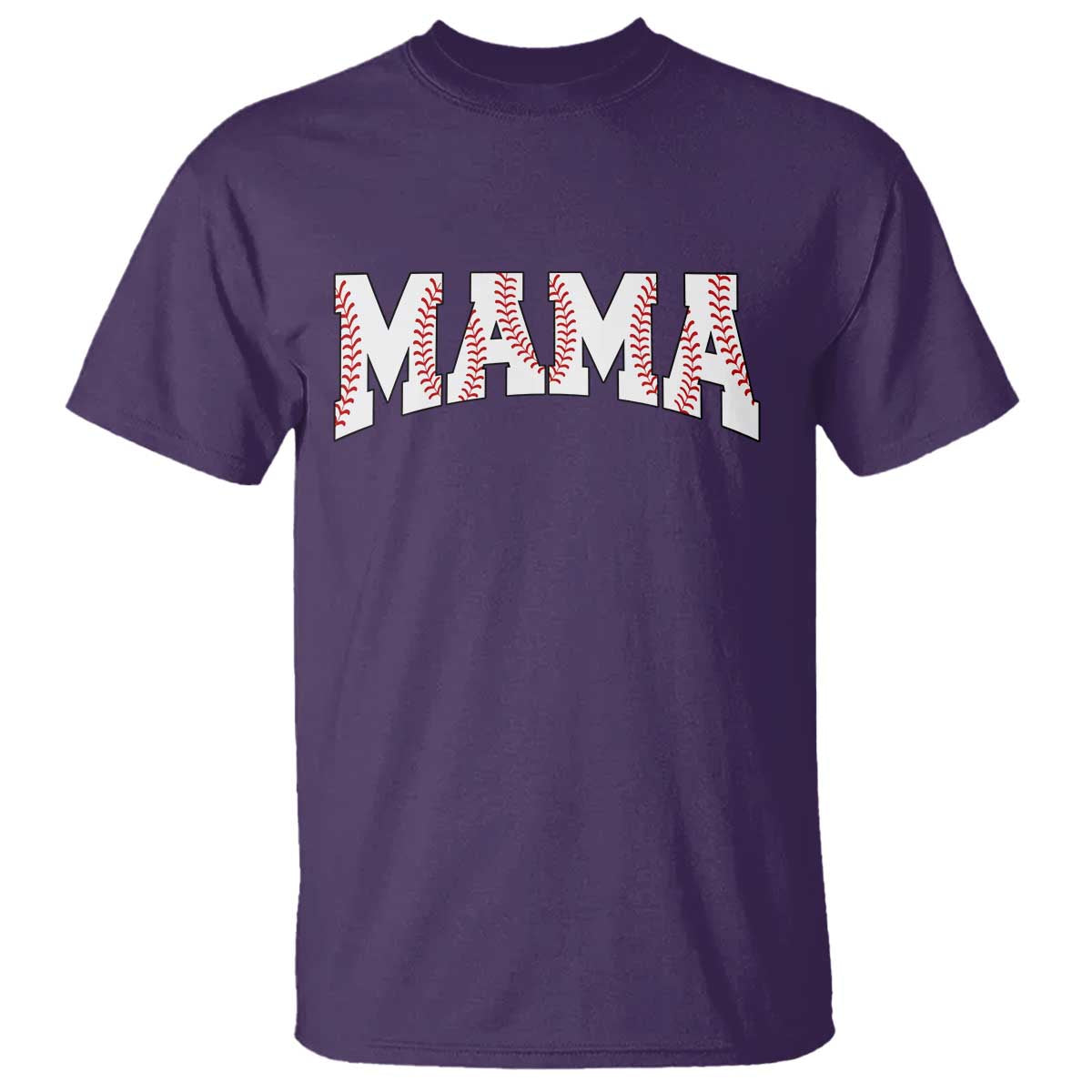 Baseball Mama T Shirt Retro Varsity Baseball Season Mom Raising Ballers