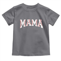 Baseball Mama Toddler T Shirt Retro Varsity Baseball Season Mom Raising Ballers