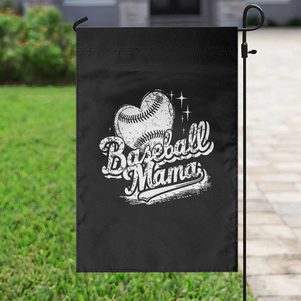 Baseball Mama Garden Flag Baseball Season Mom Raising Ballers
