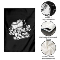 Baseball Mama Garden Flag Baseball Season Mom Raising Ballers