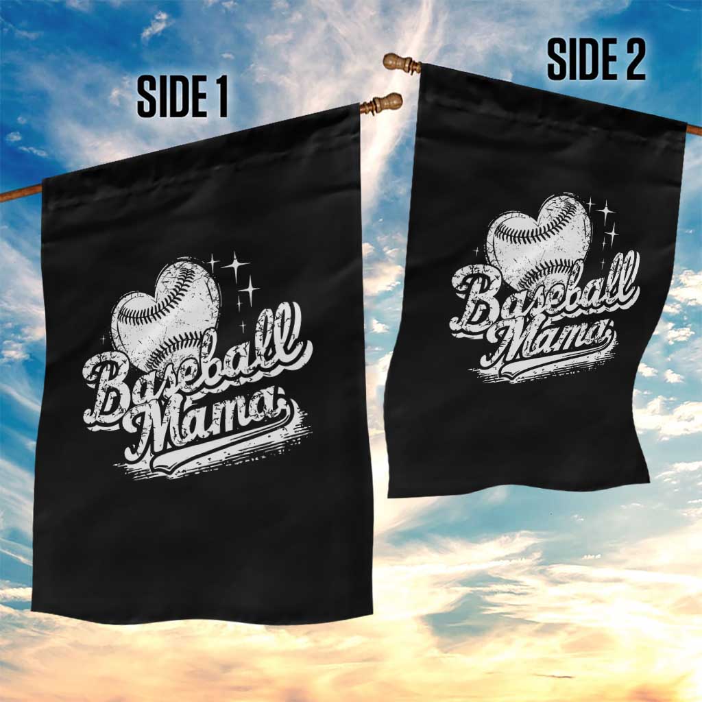 Baseball Mama Garden Flag Baseball Season Mom Raising Ballers