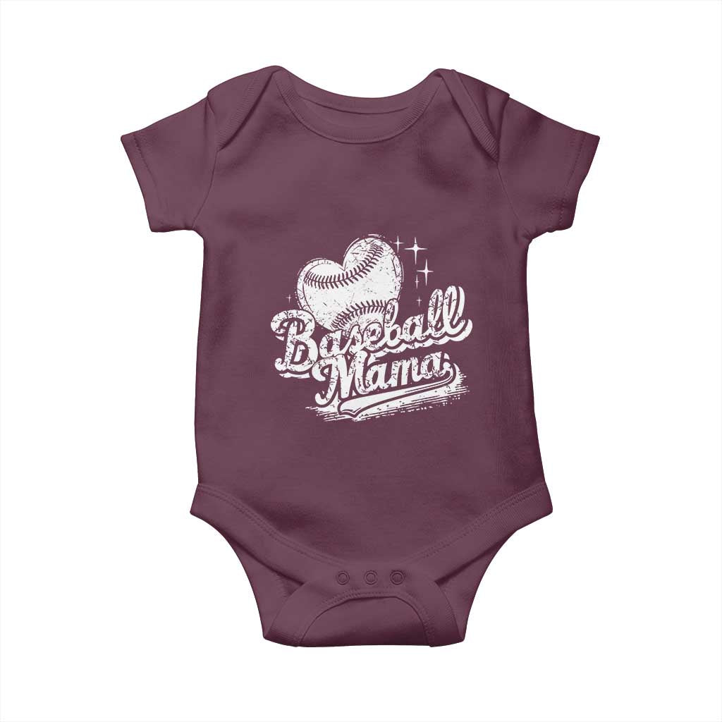 Baseball Mama Baby Onesie Baseball Season Mom Raising Ballers