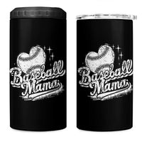 Baseball Mama 4 in 1 Can Cooler Tumbler Baseball Season Mom Raising Ballers