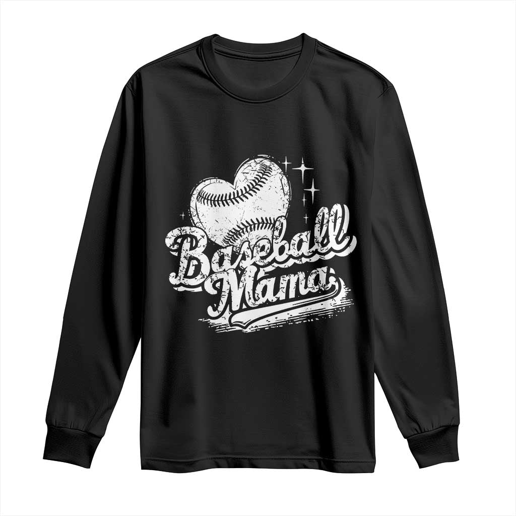 Baseball Mama Long Sleeve Shirt Baseball Season Mom Raising Ballers