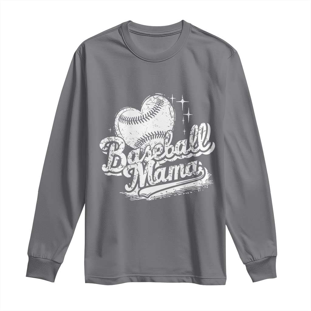 Baseball Mama Long Sleeve Shirt Baseball Season Mom Raising Ballers