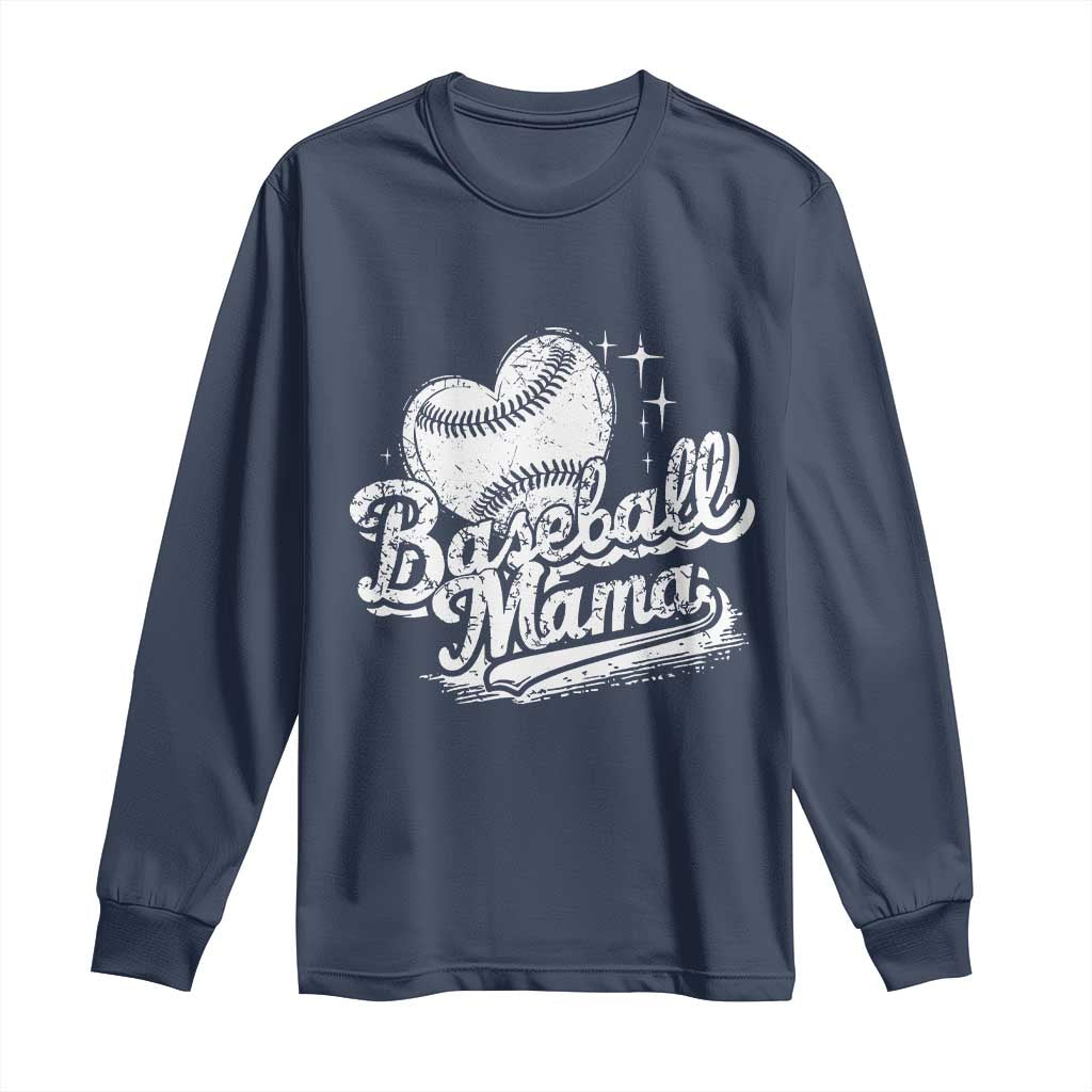 Baseball Mama Long Sleeve Shirt Baseball Season Mom Raising Ballers