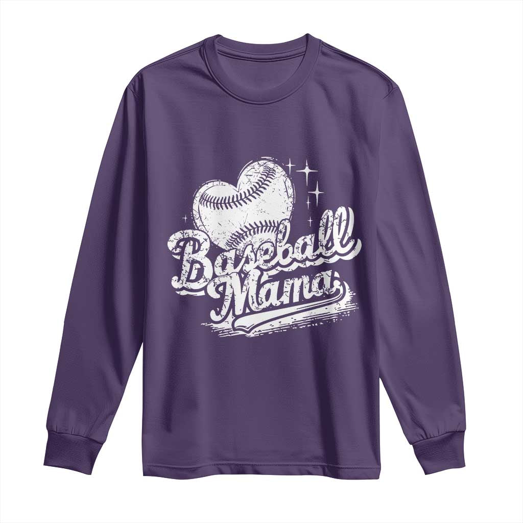 Baseball Mama Long Sleeve Shirt Baseball Season Mom Raising Ballers