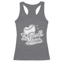 Baseball Mama Racerback Tank Top Baseball Season Mom Raising Ballers
