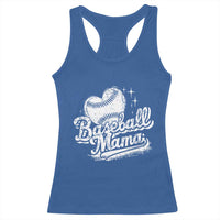 Baseball Mama Racerback Tank Top Baseball Season Mom Raising Ballers