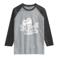 Baseball Mama Raglan Shirt Baseball Season Mom Raising Ballers