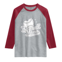 Baseball Mama Raglan Shirt Baseball Season Mom Raising Ballers