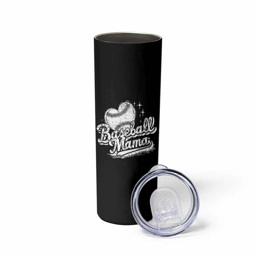 Baseball Mama Skinny Tumbler Baseball Season Mom Raising Ballers