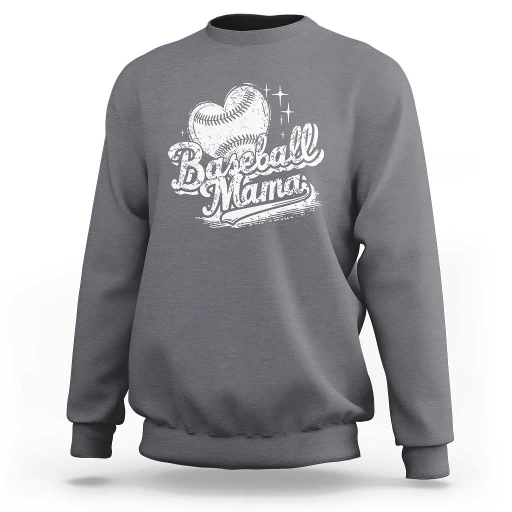 Baseball Mama Sweatshirt Baseball Season Mom Raising Ballers