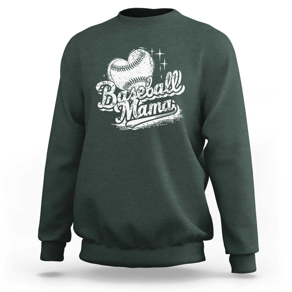 Baseball Mama Sweatshirt Baseball Season Mom Raising Ballers