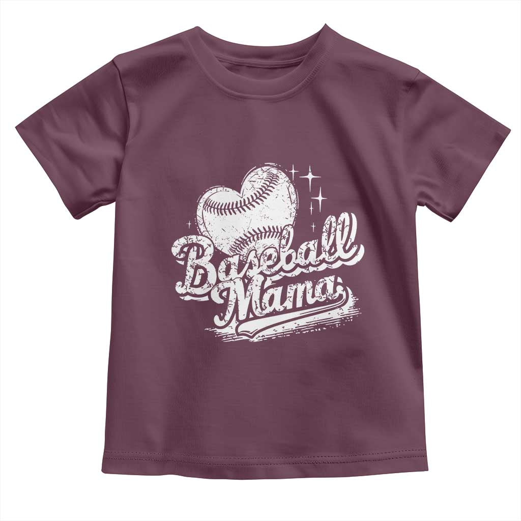 Baseball Mama Toddler T Shirt Baseball Season Mom Raising Ballers