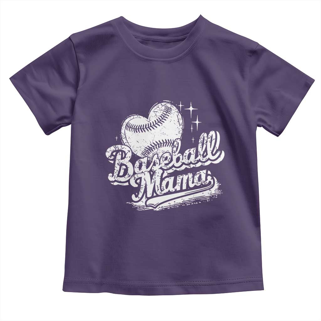 Baseball Mama Toddler T Shirt Baseball Season Mom Raising Ballers