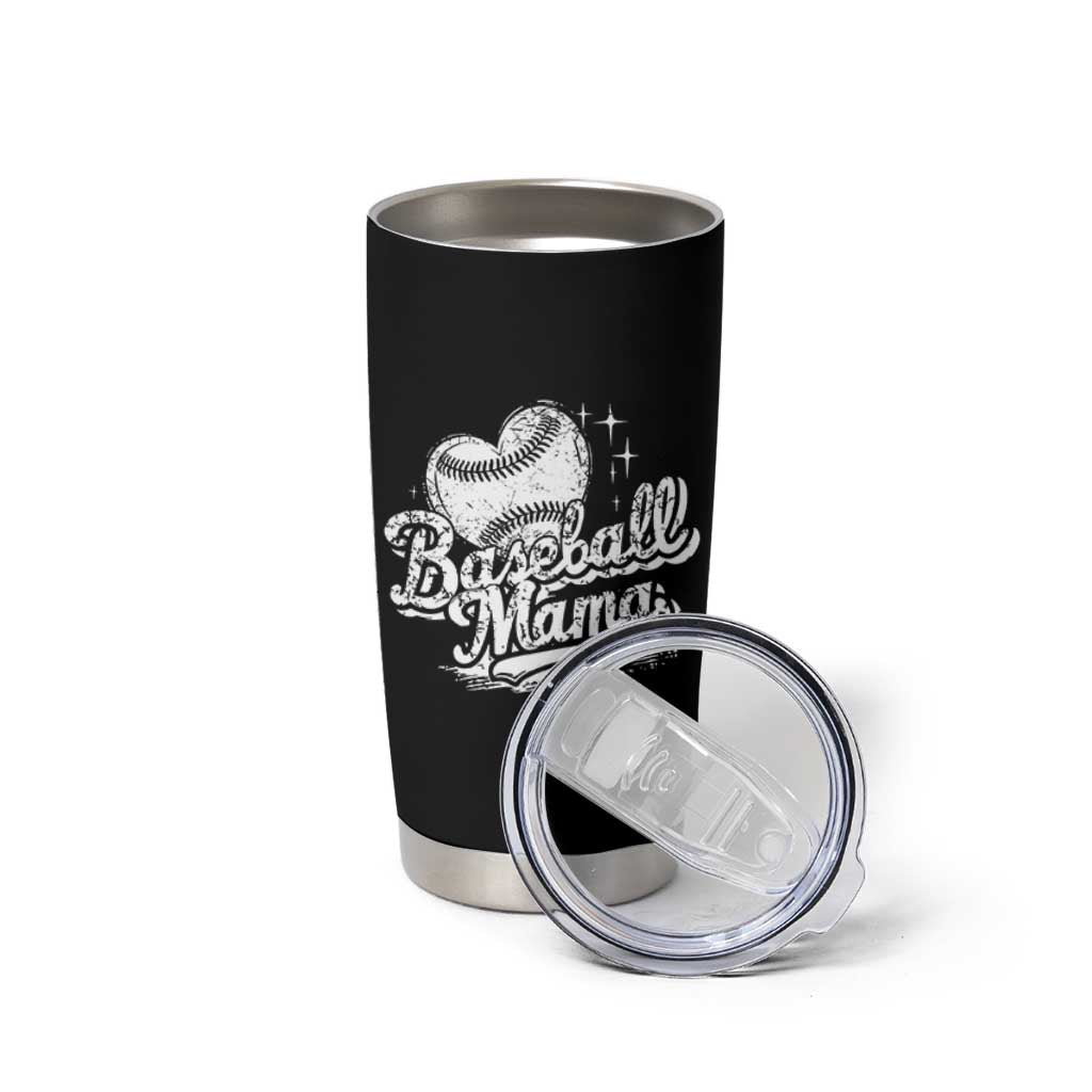 Baseball Mama Tumbler Cup Baseball Season Mom Raising Ballers