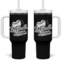 Baseball Mama Tumbler With Handle Baseball Season Mom Raising Ballers