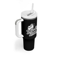 Baseball Mama Tumbler With Handle Baseball Season Mom Raising Ballers