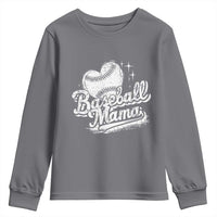 Baseball Mama Youth Sweatshirt Baseball Season Mom Raising Ballers