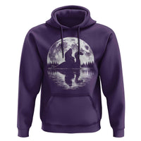 Funny Bigfoot Loch Ness Monster Hoodie Retro Sasquatch Nessie Funny Cryptid Moon
