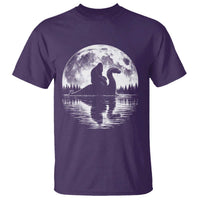 Funny Bigfoot Loch Ness Monster T Shirt Retro Sasquatch Nessie Funny Cryptid Moon