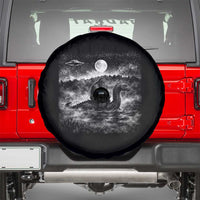 Bigfoot Loch Ness Monster Spare Tire Cover Funny Retro Sasquatch Nessie Funny Cryptid Vintage Graphic