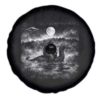 Bigfoot Loch Ness Monster Spare Tire Cover Funny Retro Sasquatch Nessie Funny Cryptid Vintage Graphic