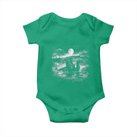 Bigfoot Loch Ness Monster Baby Onesie Funny Retro Sasquatch Nessie Funny Cryptid Vintage Graphic