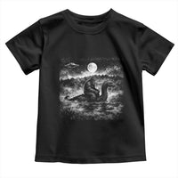 Bigfoot Loch Ness Monster Toddler T Shirt Funny Retro Sasquatch Nessie Funny Cryptid Vintage Graphic