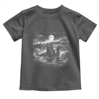 Bigfoot Loch Ness Monster Toddler T Shirt Funny Retro Sasquatch Nessie Funny Cryptid Vintage Graphic