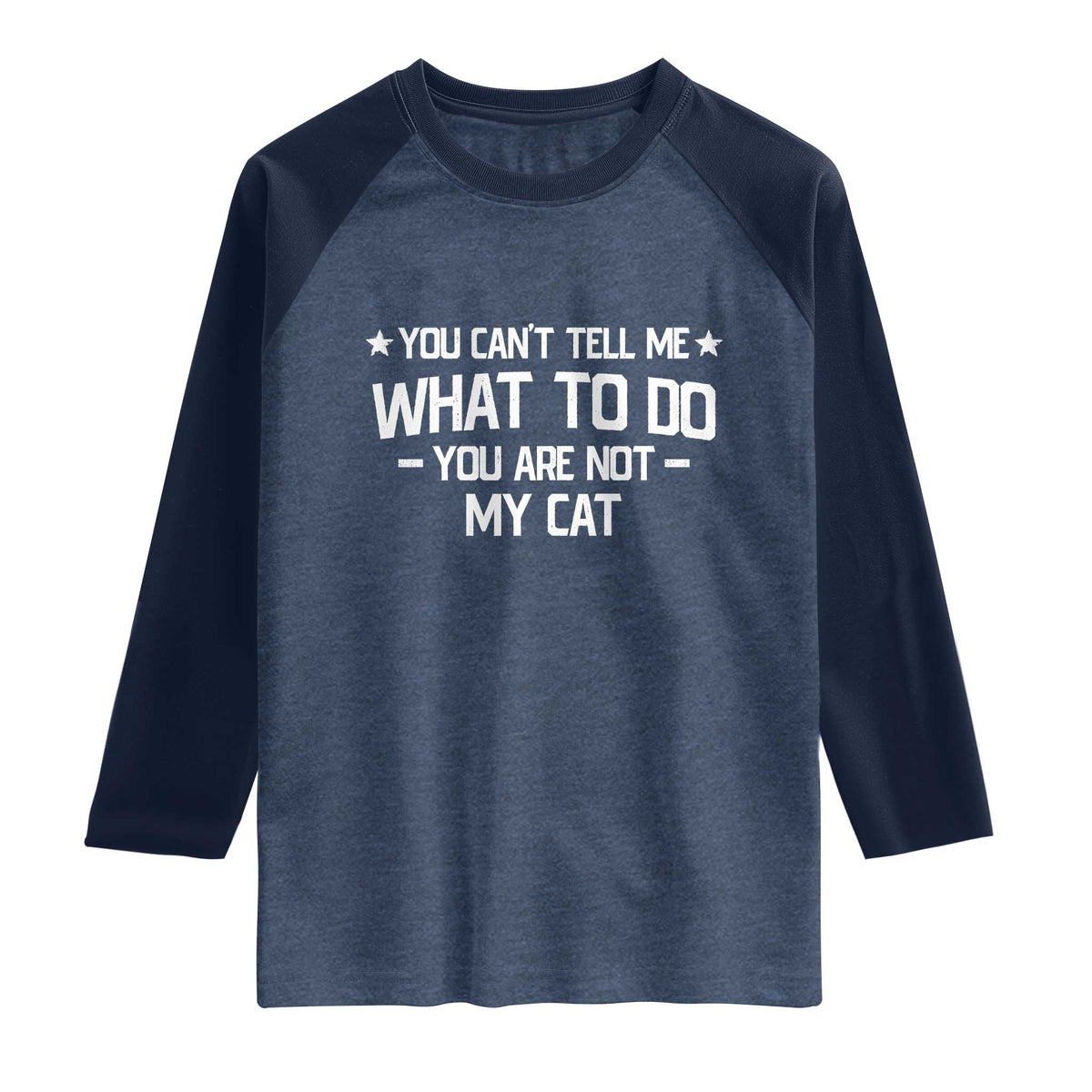 Funny Dog Lovers Raglan Shirt You Cant Tell Me What To Do You Are Not My Dog