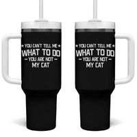 Funny Dog Lovers Tumbler With Handle You Cant Tell Me What To Do You Are Not My Dog