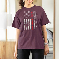 Funny Dog Lovers T Shirt For Women You Cant Tell Me What To Do Youre Not My Dog USA Flag