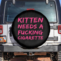 Kitten Needs A Fucking Cigarette Spare Tire Cover Funny Cat Joke Cat Meme