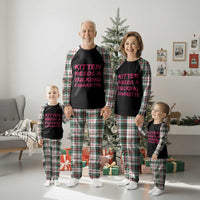 Kitten Needs A Fucking Cigarette Plaid Pajama Set Funny Cat Joke Cat Meme
