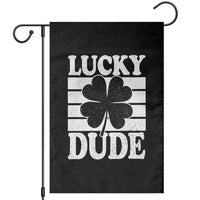 Funny Lucky Dude Garden Flag Irish Boys St Patricks Day
