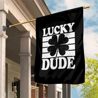 Funny Lucky Dude Garden Flag Irish Boys St Patricks Day